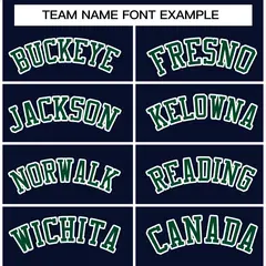 Navy Green-White Raglan Varsity Full-Snap Letterman Jacket 3