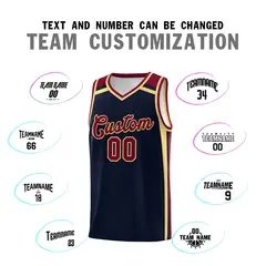 Navy Khaki Crimson Color Charge Series Basketball Jersey 4