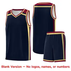 Navy Khaki Crimson Color Charge Series Basketball Jersey 7