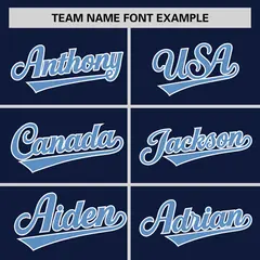 Navy Light Blue Horizontal Stripe Pullover Baseball Jersey 3