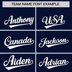 Navy Light Blue Thick Stripes Star Pattern Baseball Jersey 3