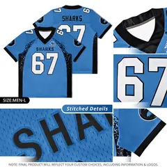 Navy Light Gray-White Drift Fashion Mesh Football Jersey 4