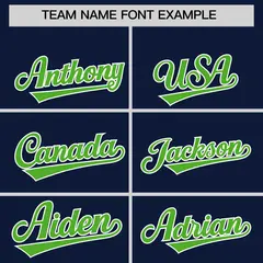 Navy Light Green Gradient Letterman Varsity Jacket Hoodie 5