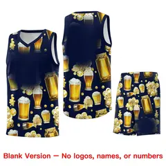 Navy National Beer Day Beer Bubble Basketball Jersey 7