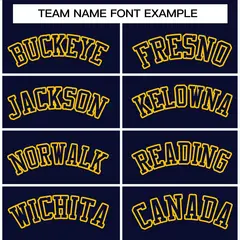 Navy Navy-Gold Classic Full-Snap Varsity Letterman Jacket 3