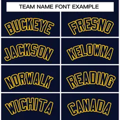 Navy Navy-Gold Raglan Sleeves Varsity Full-Snap Letterman Jacket 5