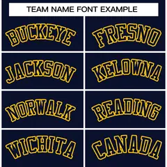 Navy Navy-Gold Raglan Sleeves Varsity Full-Snap Letterman Jacket 5