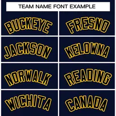 Navy Navy-Gold Raglan Sleeves Varsity Full-Snap Letterman Jacket 5