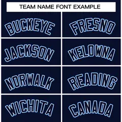 Navy Navy-Powder Blue Varsity Full-Snap Letterman Jacket 5