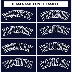 Navy Navy-White Classic Full-Snap Varsity Letterman Jacket 3