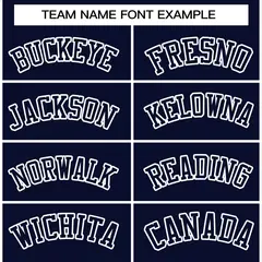 Navy Navy-White Classic Full-Snap Varsity Letterman Jacket 5