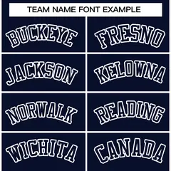 Navy Navy-White Raglan Varsity Full-Snap Letterman Jacket 3