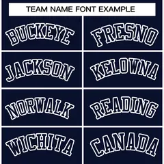 Navy Navy-White Raglan Varsity Full-Snap Letterman Jacket 5