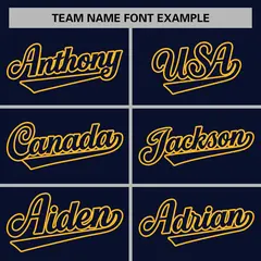Navy Navy-Yellow Raglan Sleeves Varsity Full-Snap Letterman Jacket 5