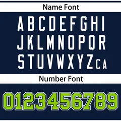 Navy Neon Green Gradient Thick Stripe Raglan Baseball Jersey 4