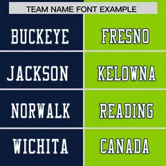 Navy Neon Green Split Two Tone Authentic Football Jersey 3