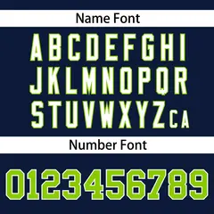 Navy Neon Green Stripe Raglan Authentic Baseball Jersey 4