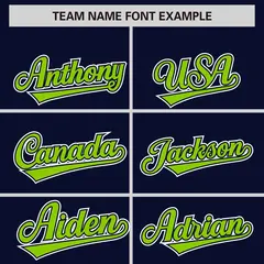 Navy Neon Green-White Color Block Varsity Letterman Jacket 3