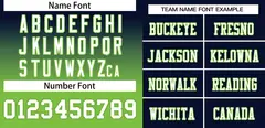 Navy Neon Green White-Neon Green Gradient Football Jersey 3