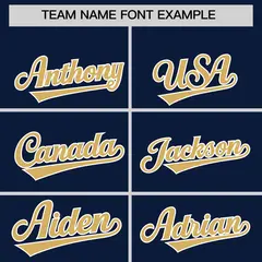 Navy Old Gold Shoulder Color Block Full-Snap Varsity Letterman Jacket Hoodie 5