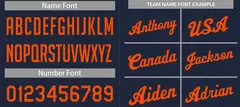 Navy Orange Classic Team Sports Basketball Jersey 4