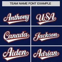 Navy Orange Floral Gradient Full Button Baseball Jersey 3