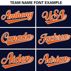 Navy Orange Two Tone Raglan Sleeves Varsity Letterman Jacket 7