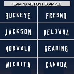 Navy Orange Vertical Gradient Stripe Team Football Jersey 3