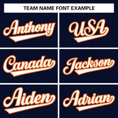 Navy Orange-White Raglan Sleeves Waterproof Jacket 3