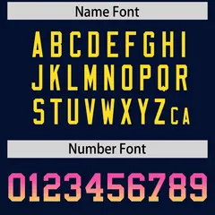 Navy Pink and Gold Gradient Sides Fashion Football Jersey 4