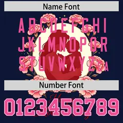 Navy Pink Mother's Day Baseball Jersey 4