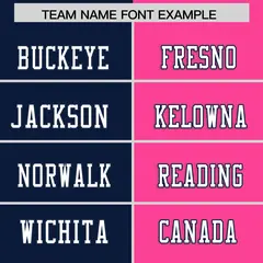 Navy Pink Split Two Tone Authentic Football Jersey 3
