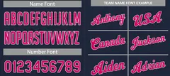 Navy Pink-White Classic Sets Basketball Uniform Jersey 4