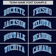 Navy Powder Blue Faux Leather Letterman Jacket Raglan Full-Snap 3
