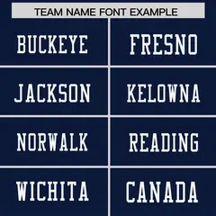 Navy Powder Blue Gradient Side Pattern Football Jersey 3