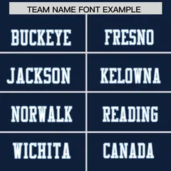 Navy Powder Blue Shoulder Cut Two-Tone Flag Football Jersey 3