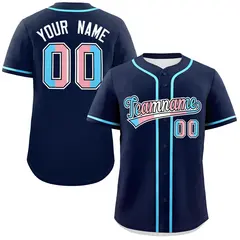 Navy Powder Blue Transgender Pride Month Baseball Jersey