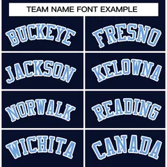 Navy Powder Blue-White Raglan Full-Snap Varsity Letterman Jacket 3