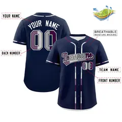 Navy Pride Month Classic Baseball Jersey 2