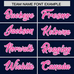 Navy Purple Pink Sides Gradient Fashion Football Jersey 3