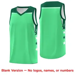 Navy Purple Two Tone Side Star Color Block Basketball Jersey 6