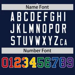 Navy Rainbow Pride Month Baseball Jersey 4