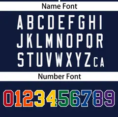Navy Rainbow Pride Month Raglan Baseball Jersey 4