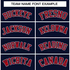 Navy Red-Navy Raglan Varsity Full-Snap Letterman Jacket 3