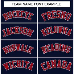 Navy Red-Navy Raglan Varsity Full-Snap Letterman Jacket 5