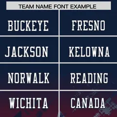 Navy Red Star Gradient Flag Football Jersey 3