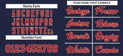 Navy Red-White Classic Authentic Baseball Jersey 3