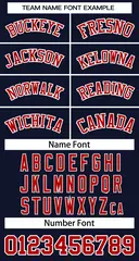 Navy Red-White Classic Basketball Jersey 3