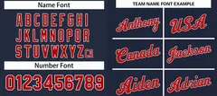 Navy Red-White Classic Sets Basketball Uniform Jersey 4