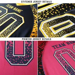 Navy Red-White Drift Fashion Mesh Football Jersey 4